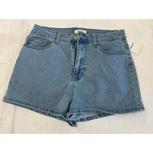 Forever 21 Denim Shorts Women's Size 31 Blue Cuffed Jean